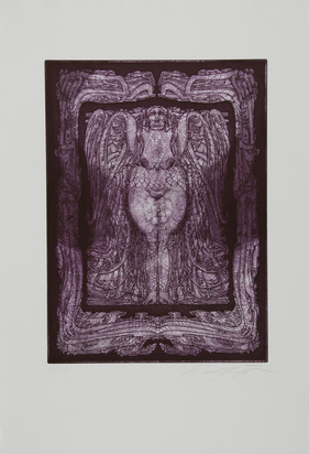 5 Blätter: Die verlorene Spur, 1972; Die Geburt der Venus, 1977; Esther - cherubinisches Motiv, 1974; Ohne Titel (2)