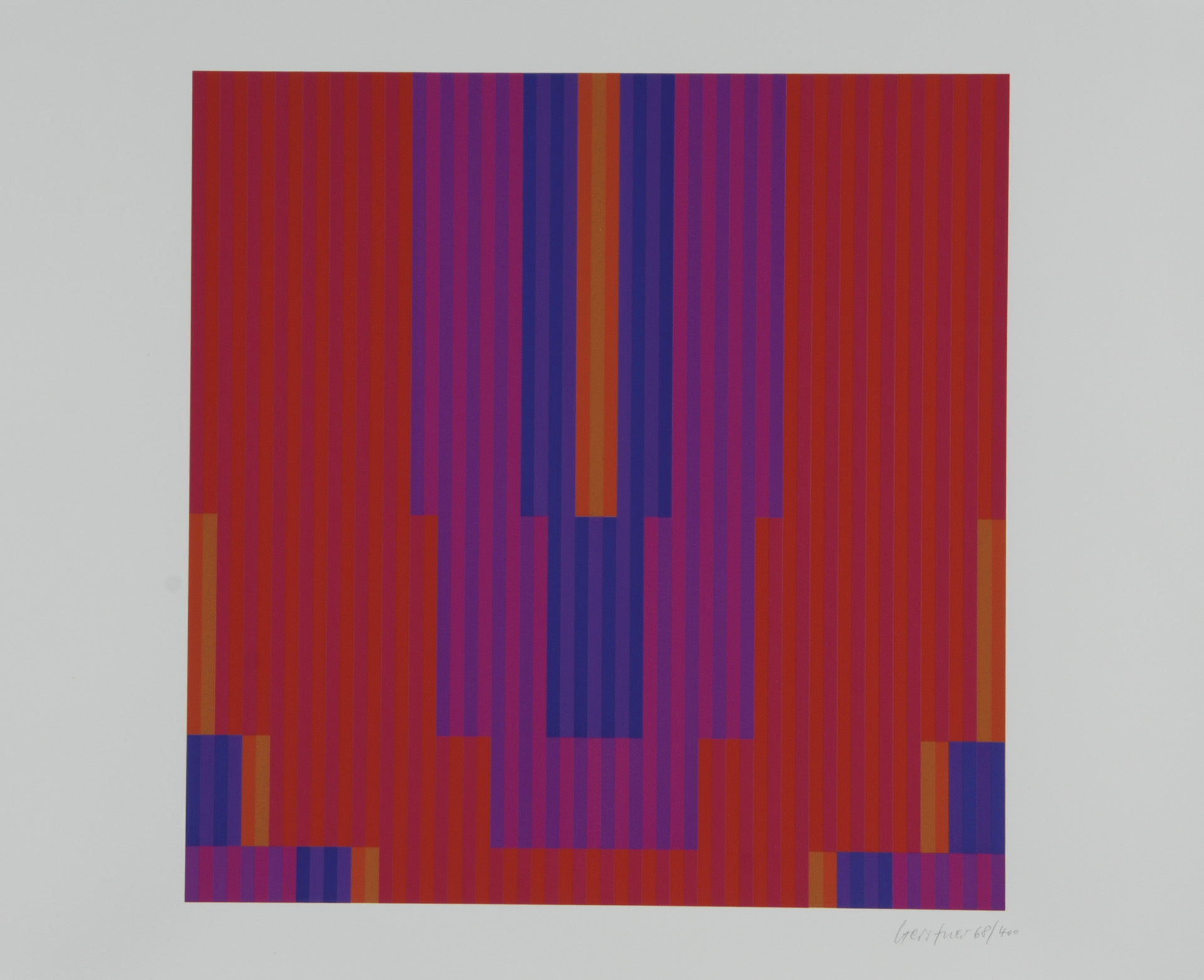 Schweizer Grafik 20.Jh., 2 sheets: K. Gerstner; W. Zoderer