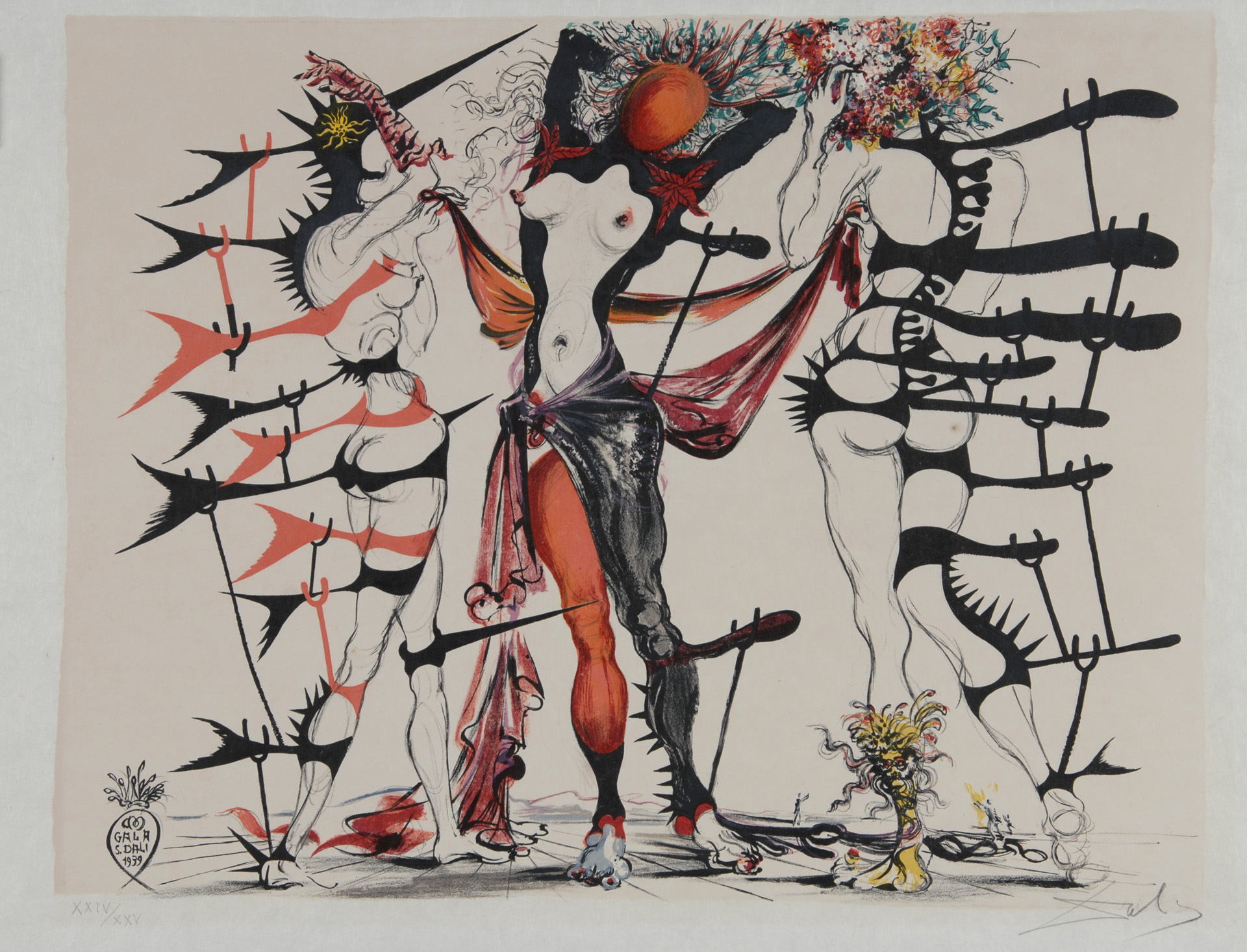 Salvador Dalí, Femmes fleurs