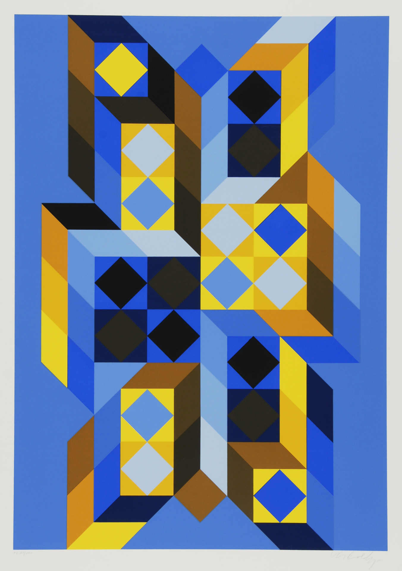 Victor Vasarely, Komposition