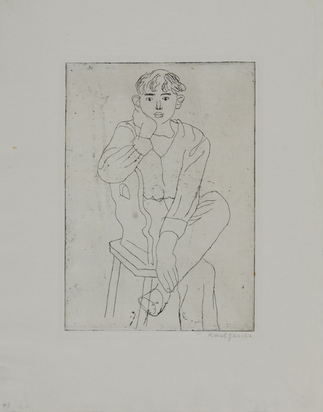 3 sheets: Guido; Daniel et son petit frère; Klärli mit seinem Kind Ursuline