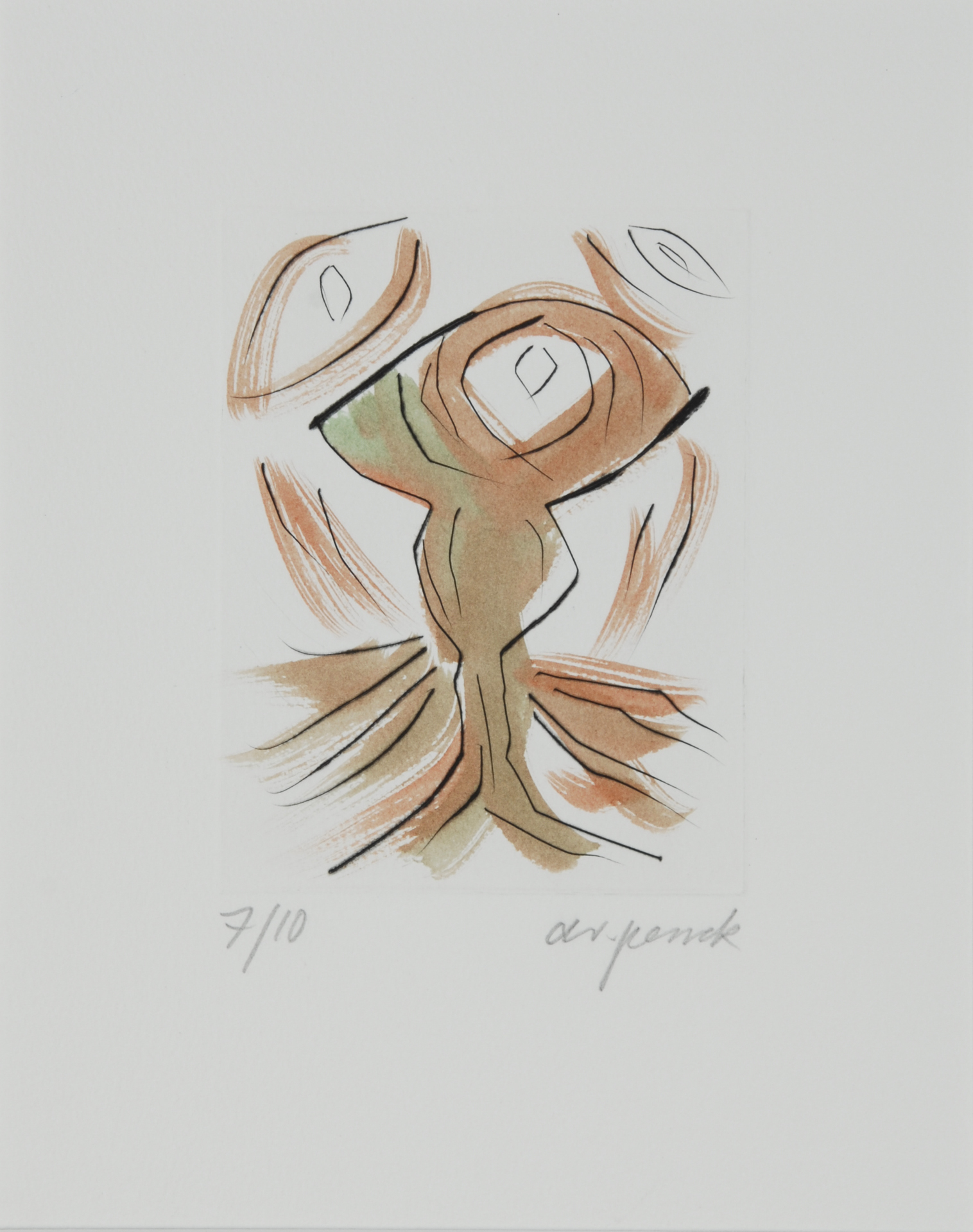 A.R. Penck, Eye Composition