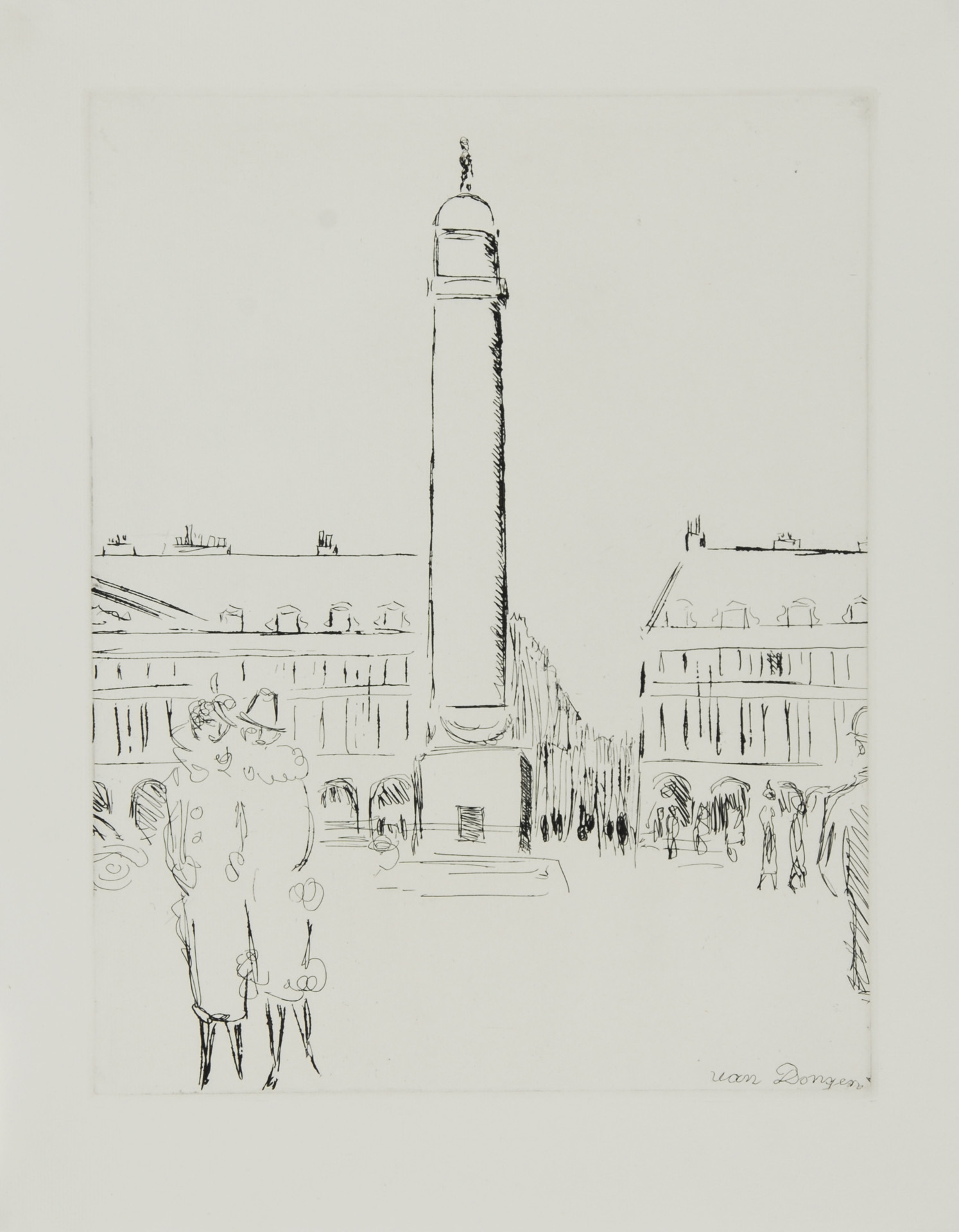 Kees van Dongen, Place Vendôme, Paris