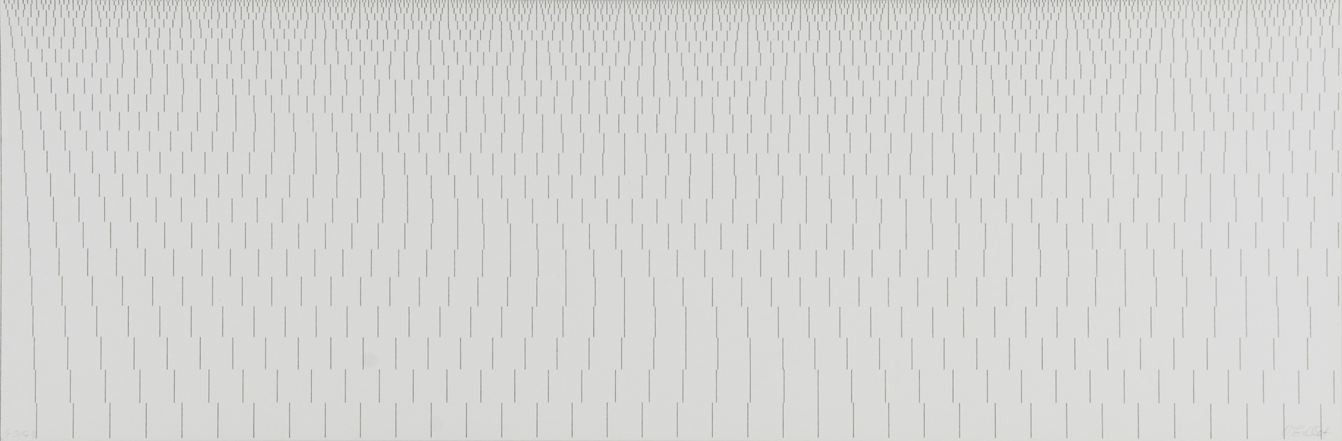 François Morellet, Trennstriche