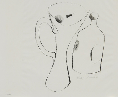 4 Blätter: L. Soutter; I. Epper; J. Bissier; A. Dunoyer de Segonzac