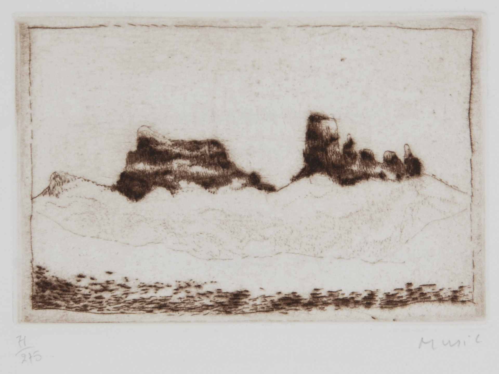 Zoran Music, Paysage