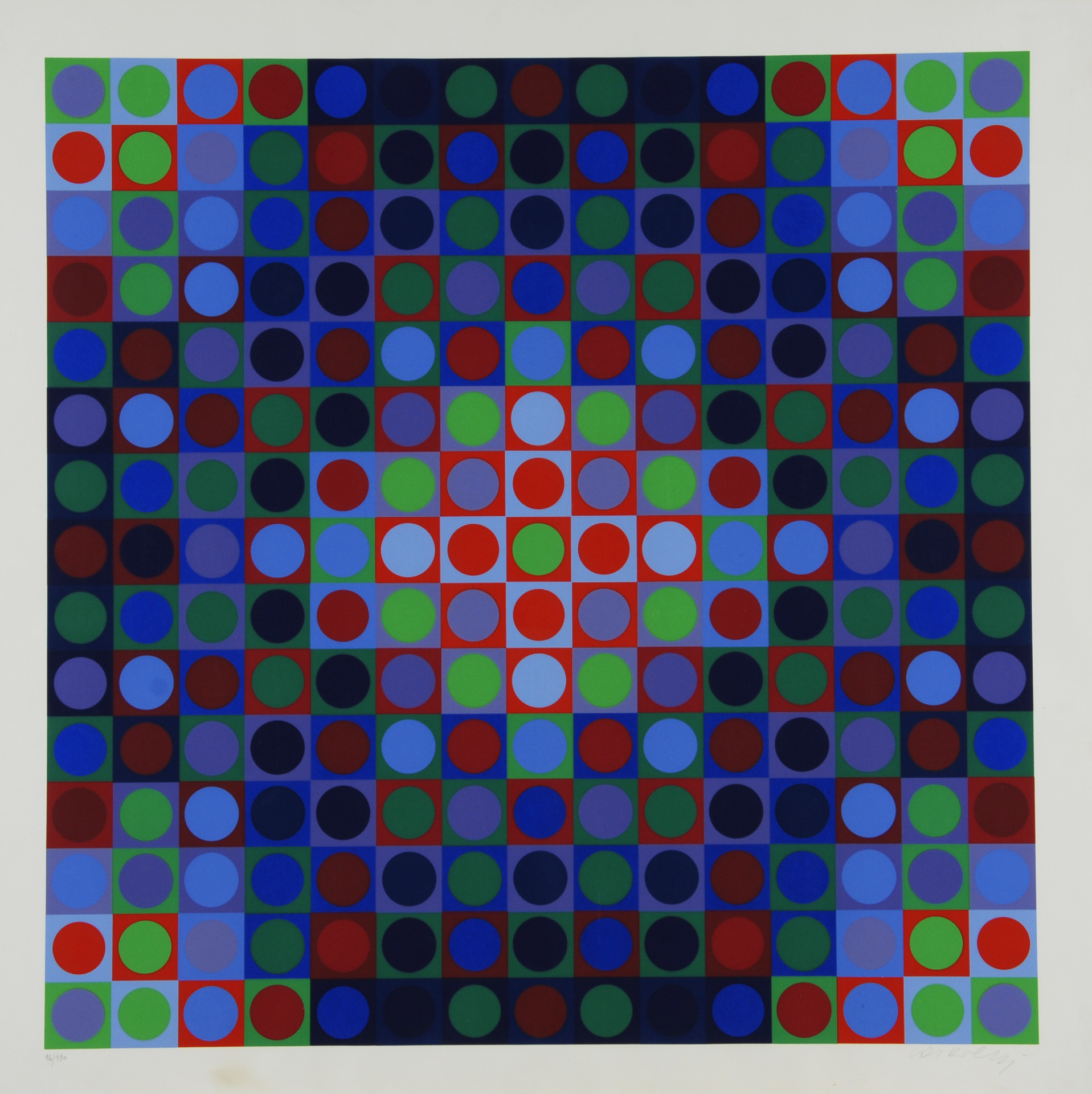 Victor Vasarely, Composition