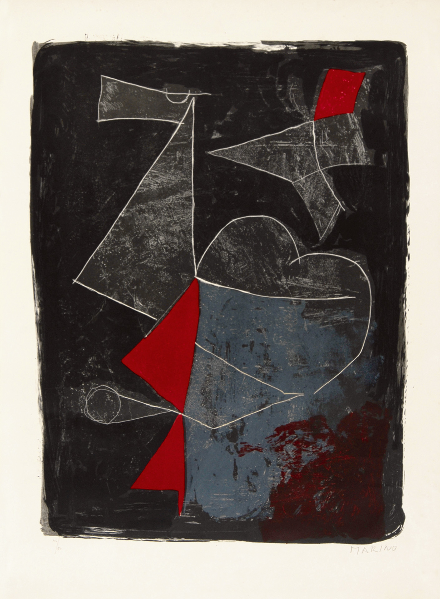Marino Marini, Deux clowns et cheval