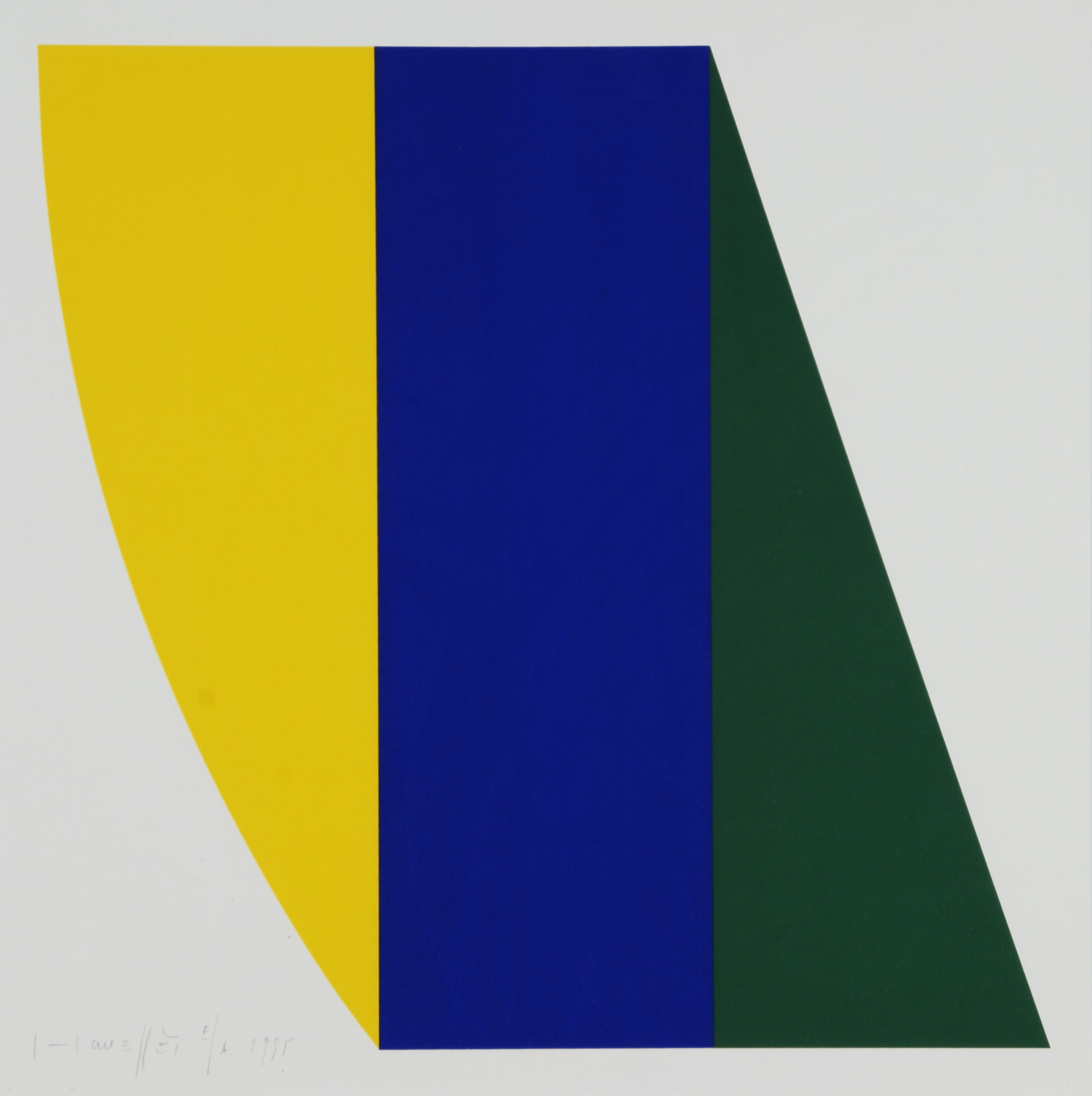 Gottfried Honegger, 3 sheets: Untitled