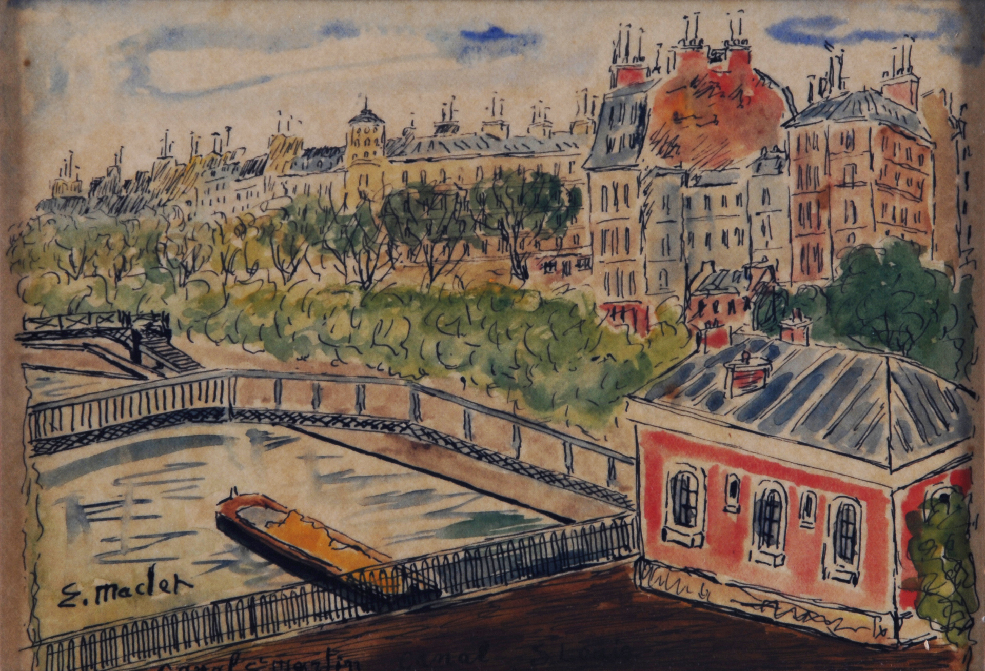 Elisée Maclet, Canal St. Martins, Canal S. Louis