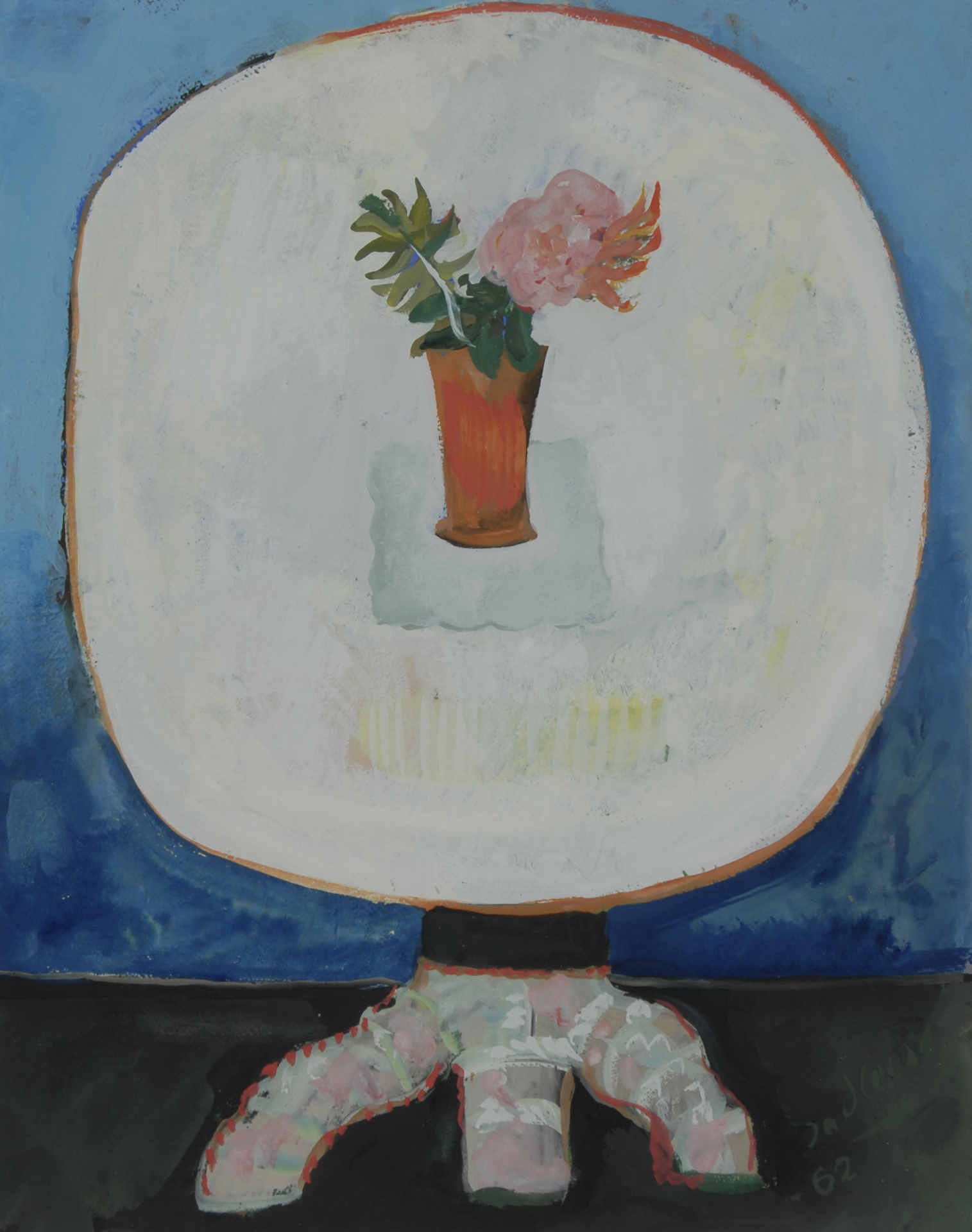 Alexander Sadkowsky, Table with Flower