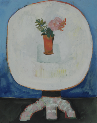 Table with Flower