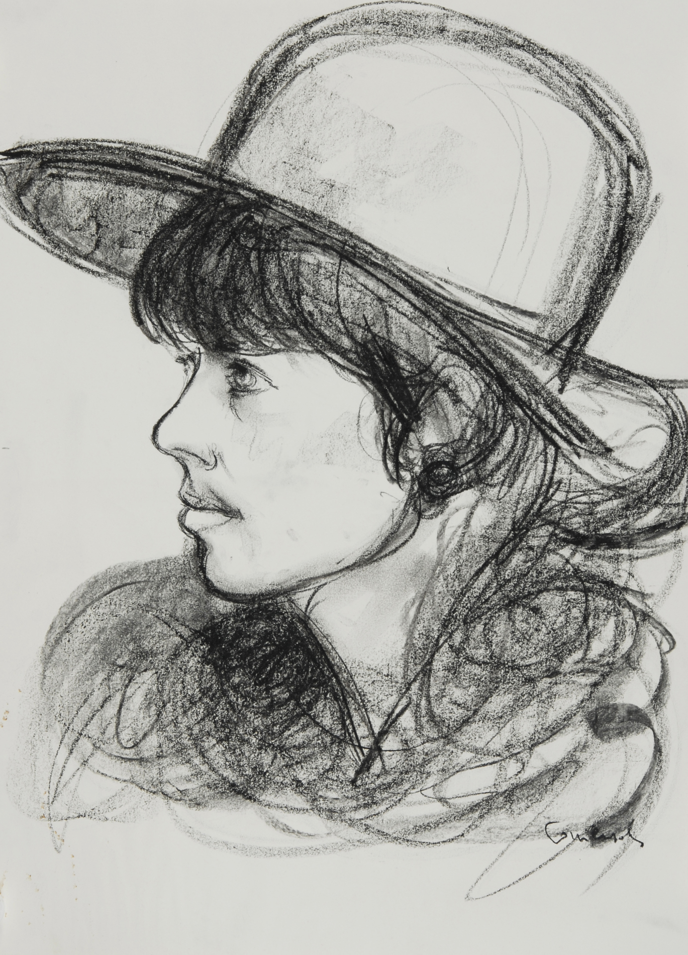 Mario Comensoli, 5 sheets: Frauenportraits, 1980's