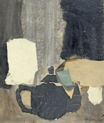 Composition with a Black Teapot