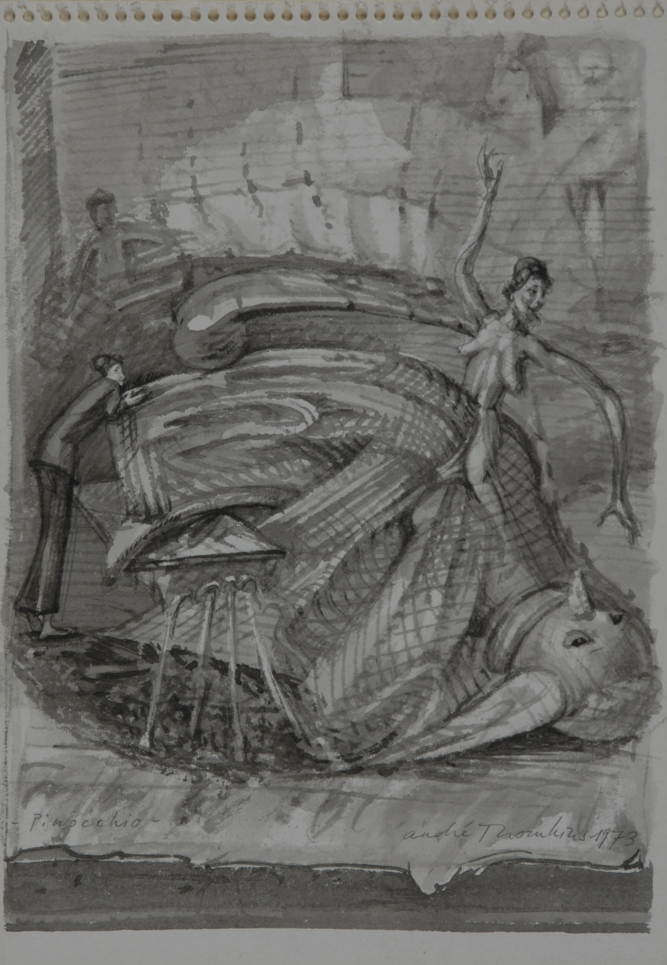 André Thomkins, Pinocchio