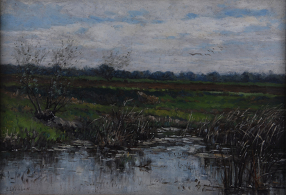Au bord de l'etang