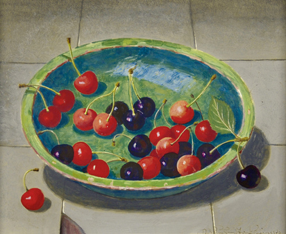 Still Lilfe with Cherries