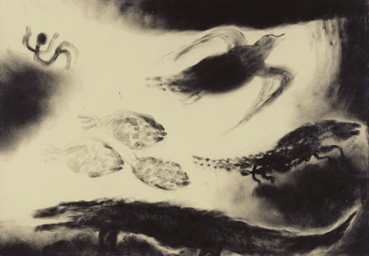 Triptych. Animals