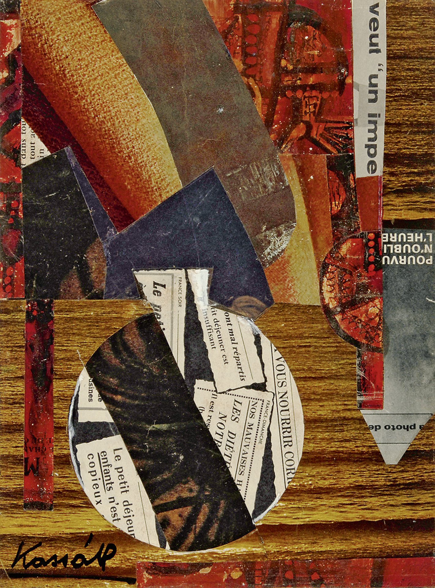 Lajos Kassák, Composition