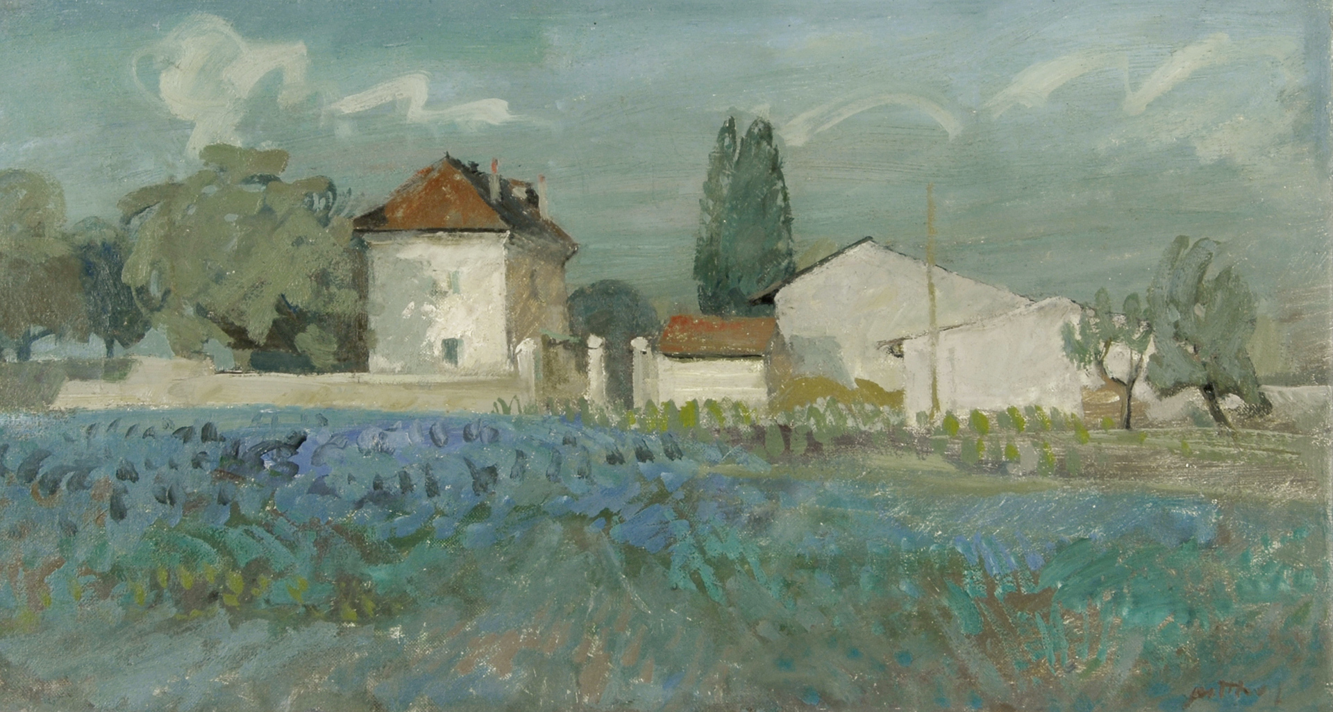 Hans Potthof, Haus in ländlicher Umgebung