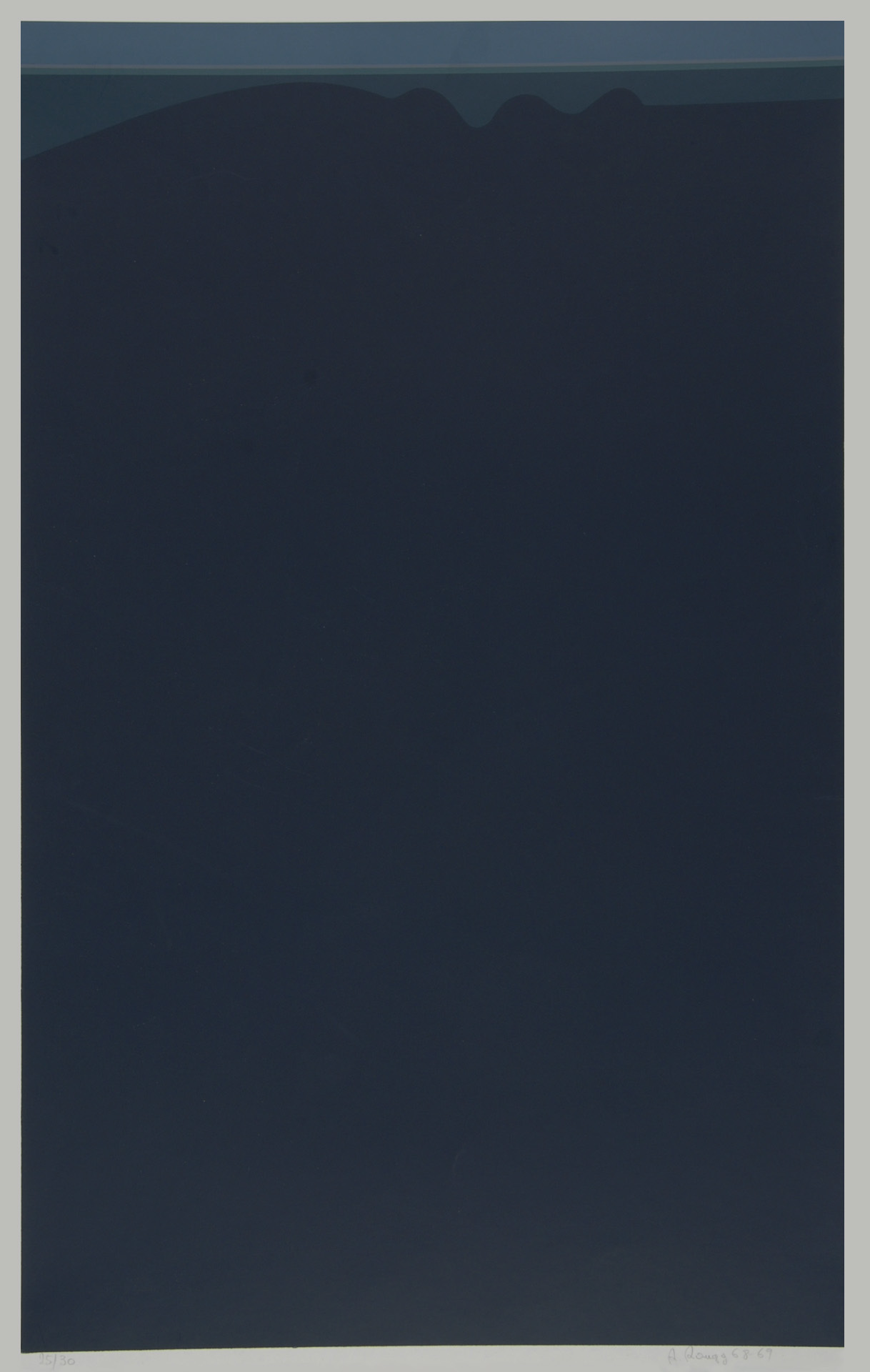 Rémy Zaugg, 4 sheets: Untitled, 1968-69 (3); Galerie Brechbühl, Grenchen