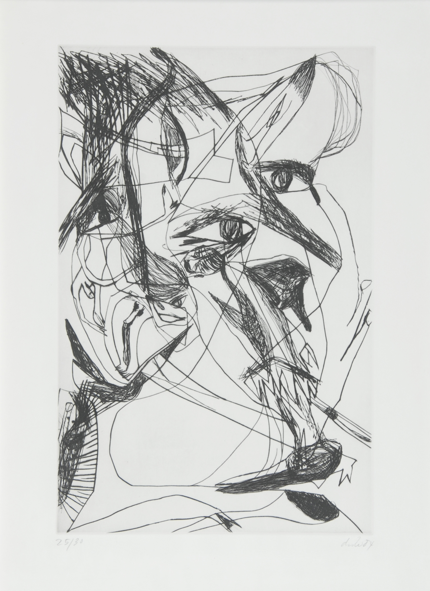Martin Disler, Gravure N