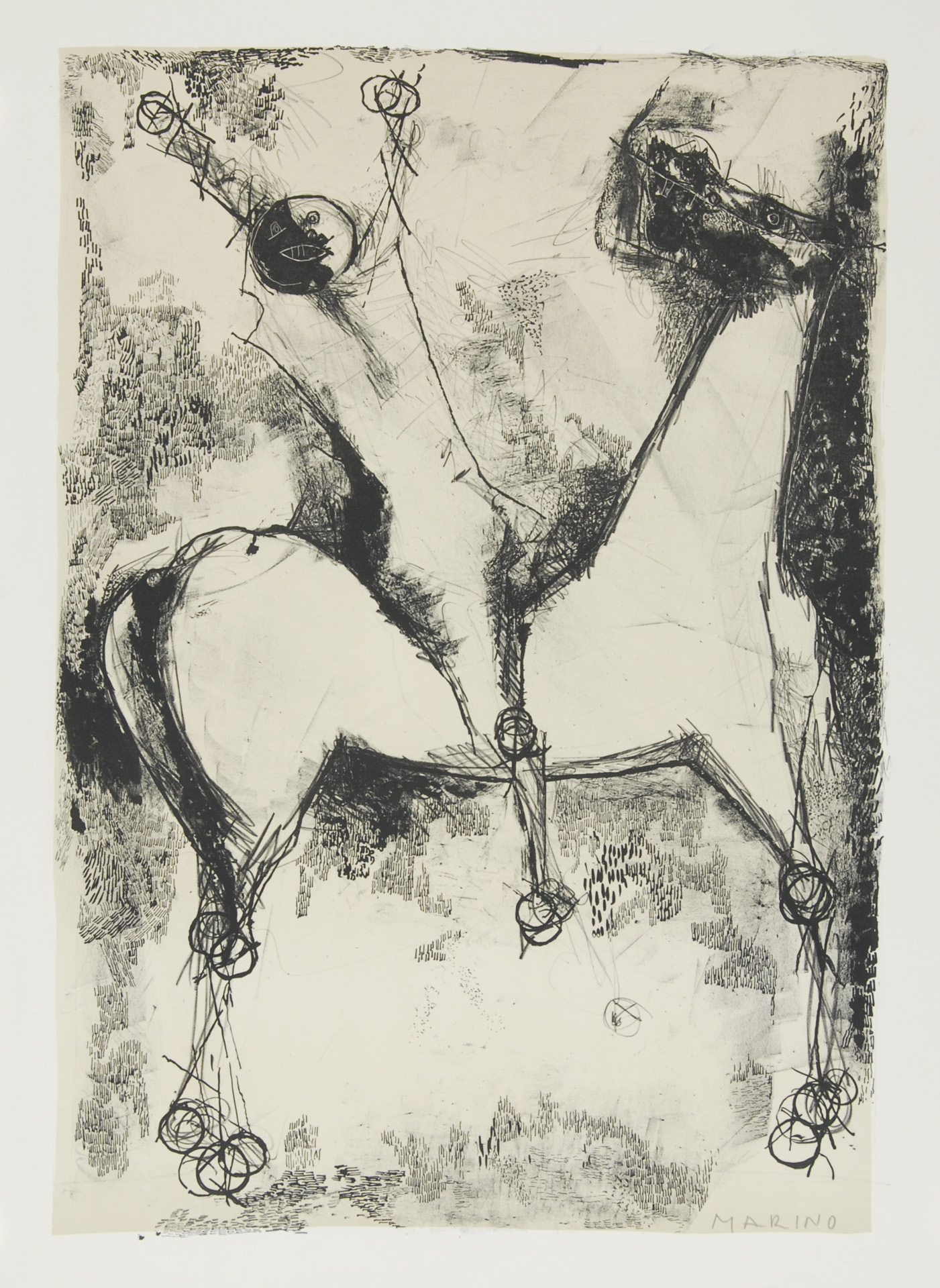 Marino Marini, L'impennata