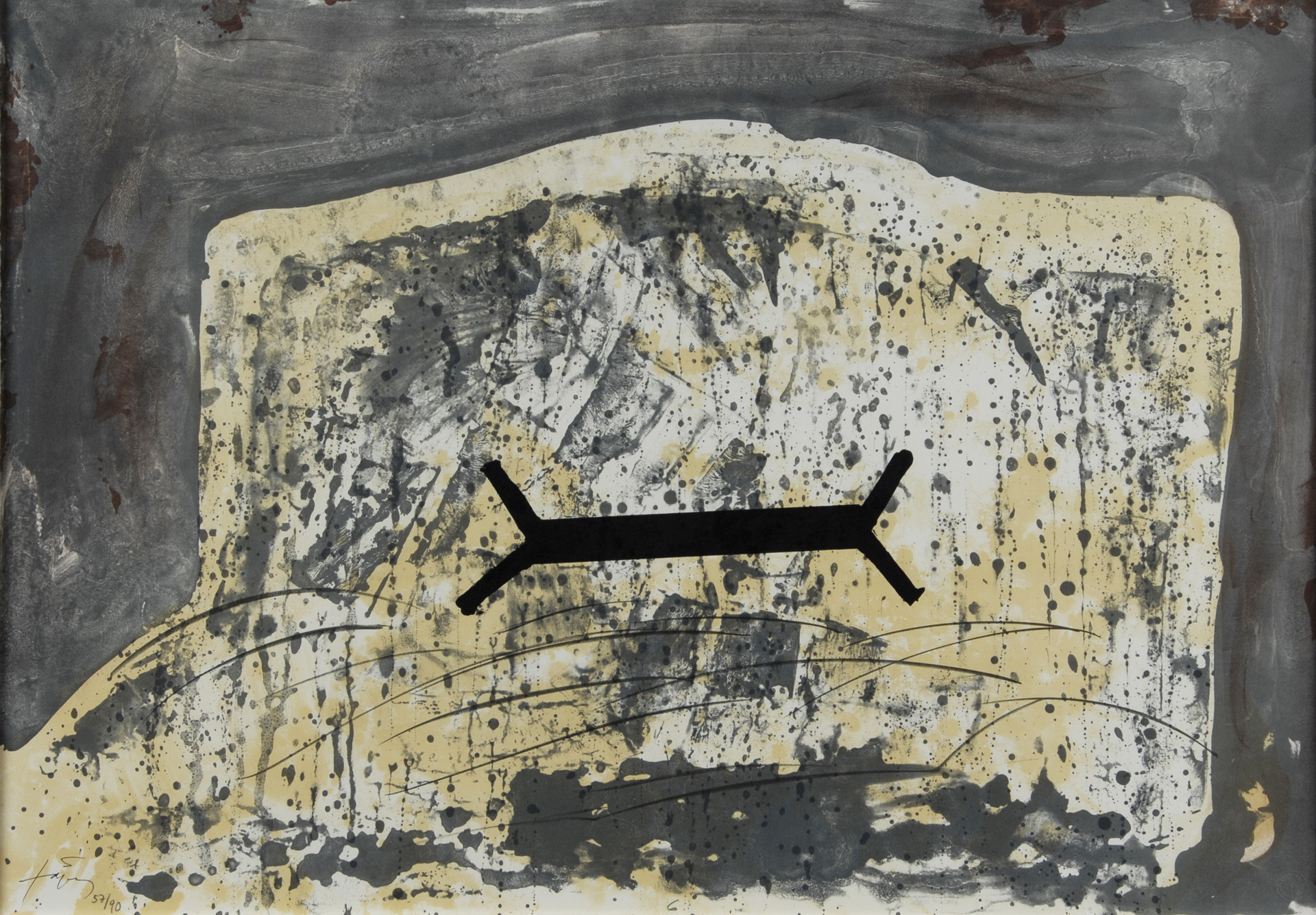 Antoni Tàpies, Blatt aus "Suite 63 x 90"