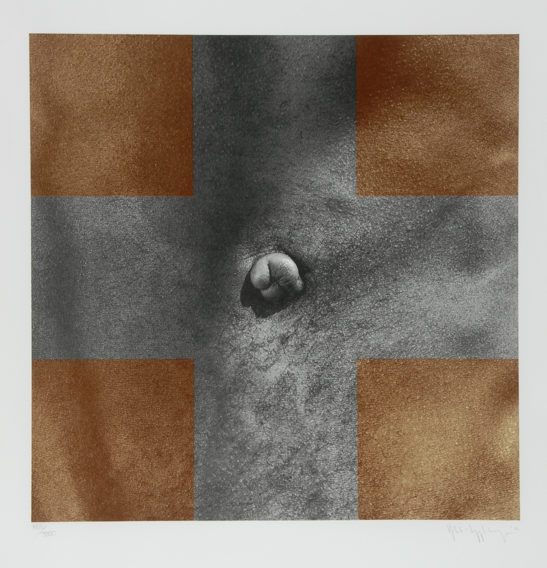 Robert Mapplethorpe, Cross, from "For Joseph Beuys"