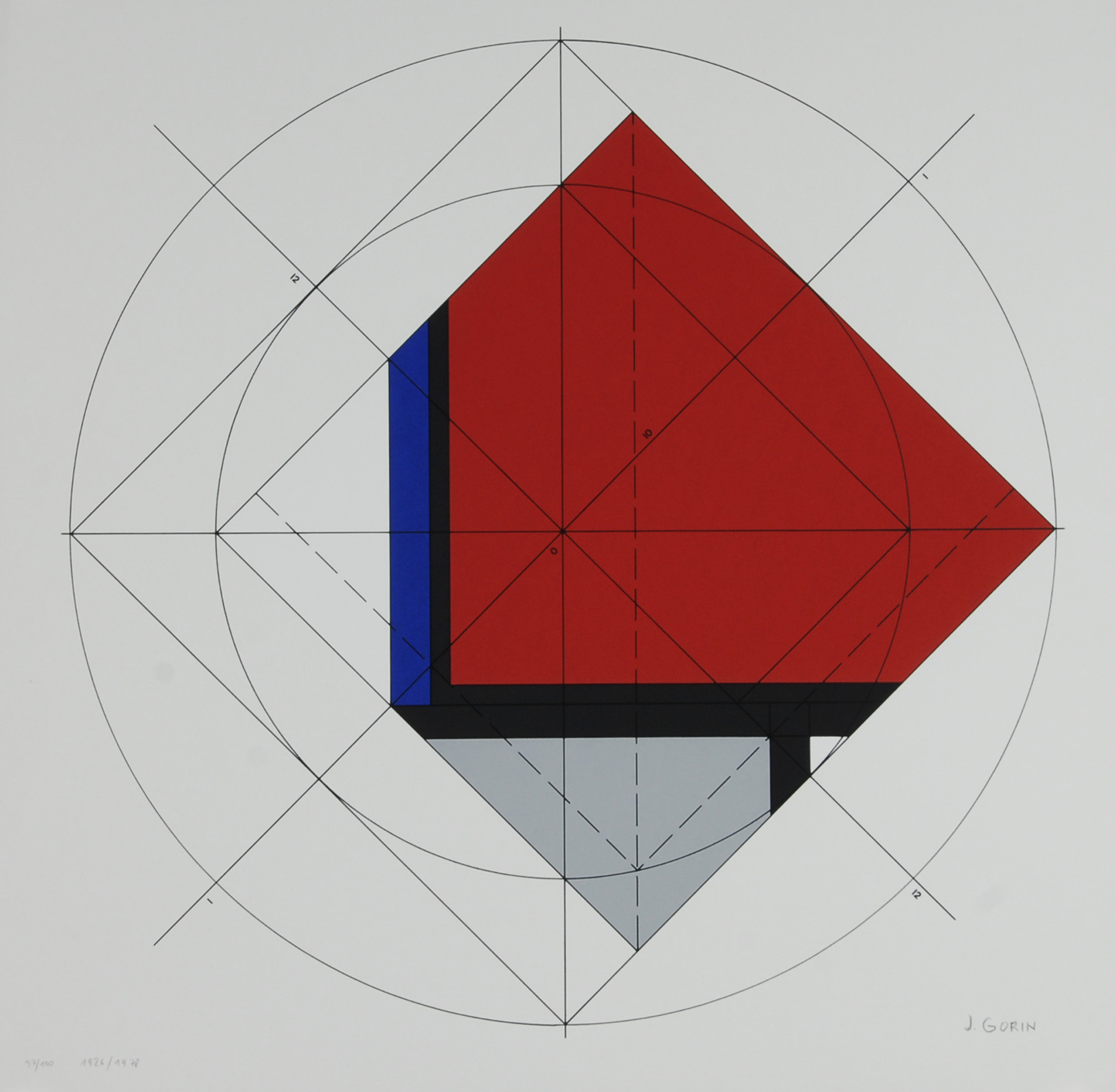 Jean Albert Gorin, Composition géometrique