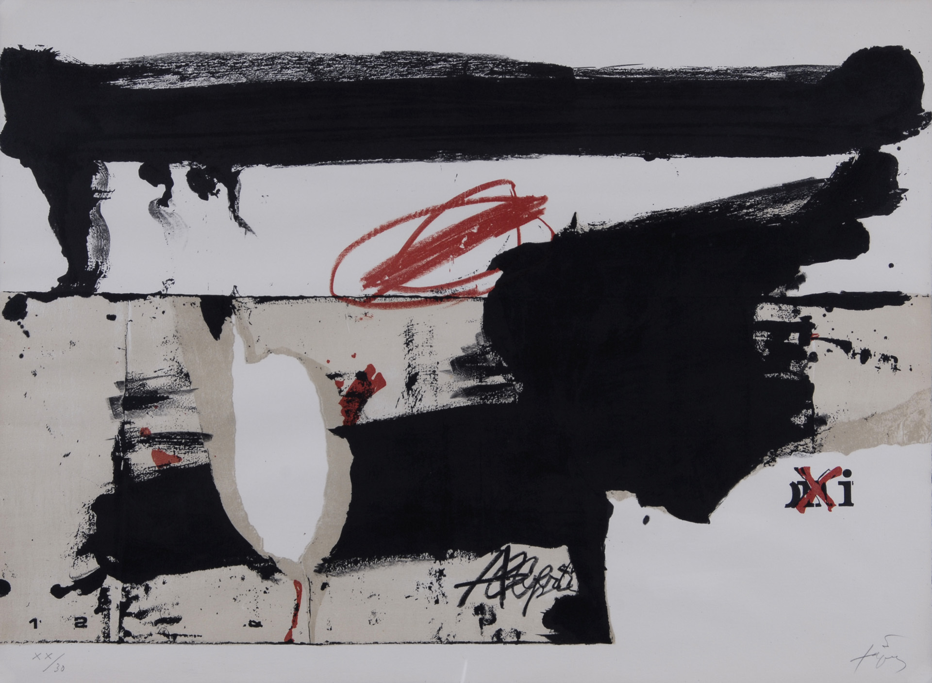 Antoni Tàpies, Blatt aus "Retornos de lo vivo lejano"
