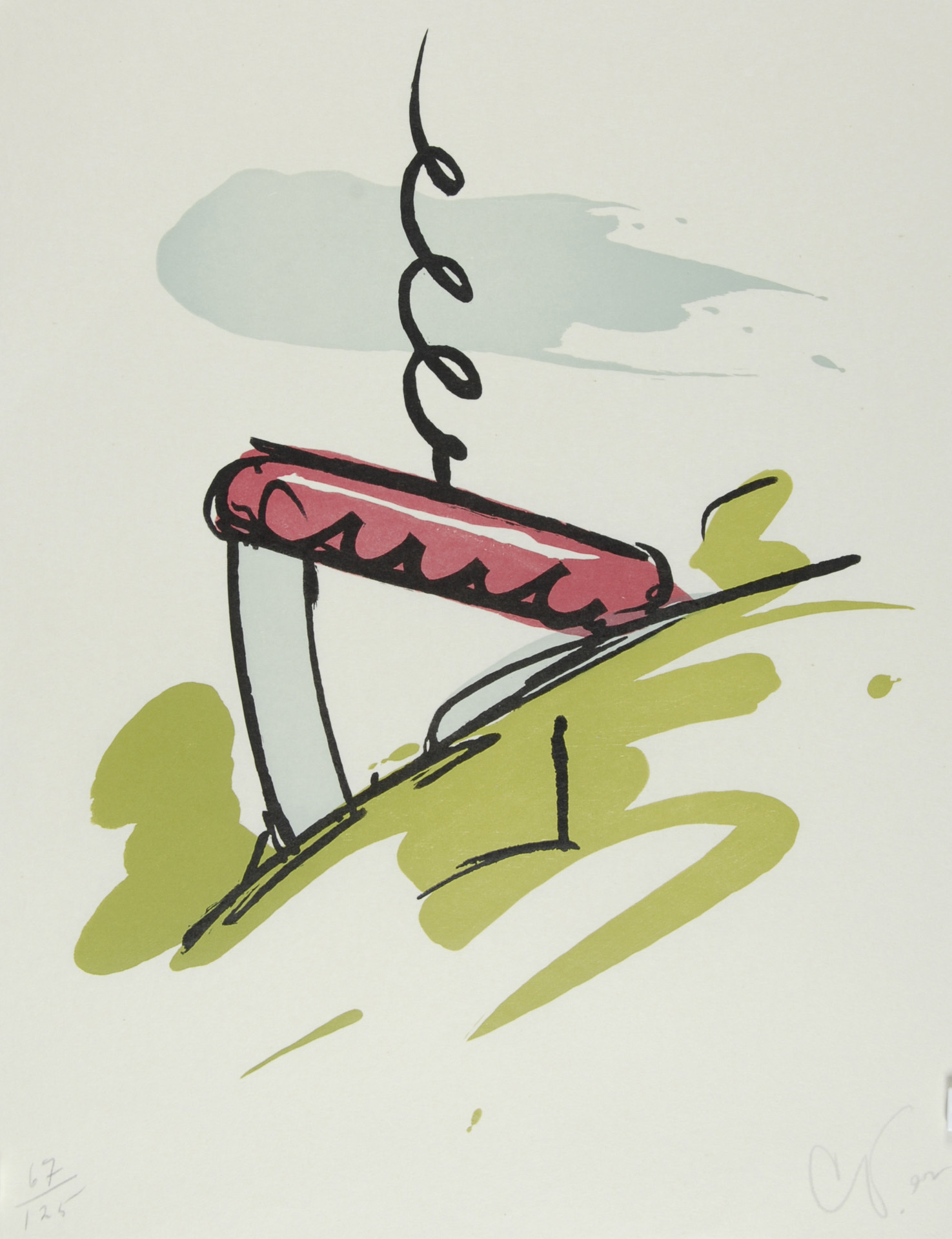 Claes Oldenburg, The Knife in Brügligen Park