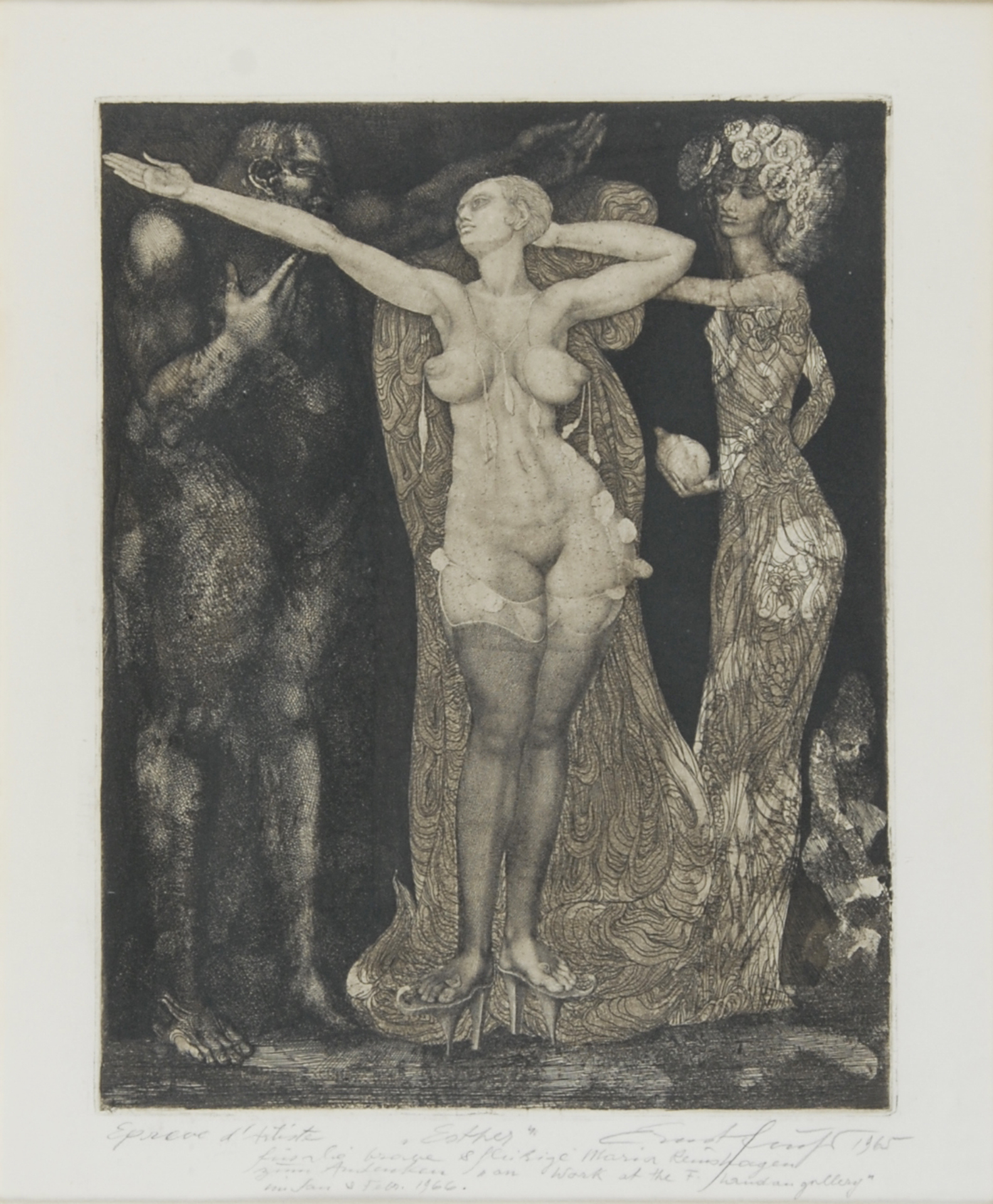 Ernst Fuchs, Die Einkleidung Esthers im Jungfrauenhaus