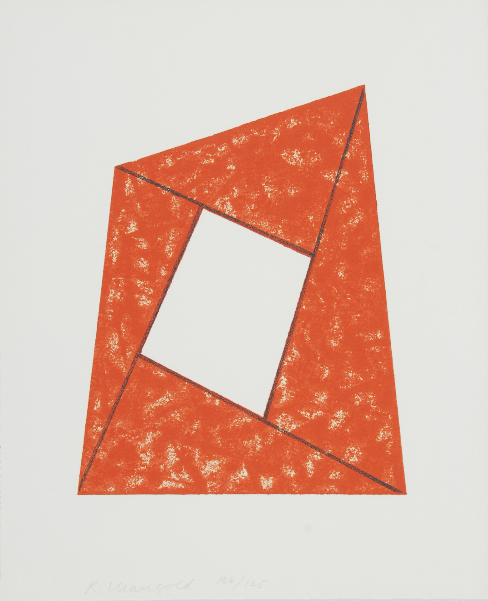 Robert Mangold, 2 Blätter: Frames