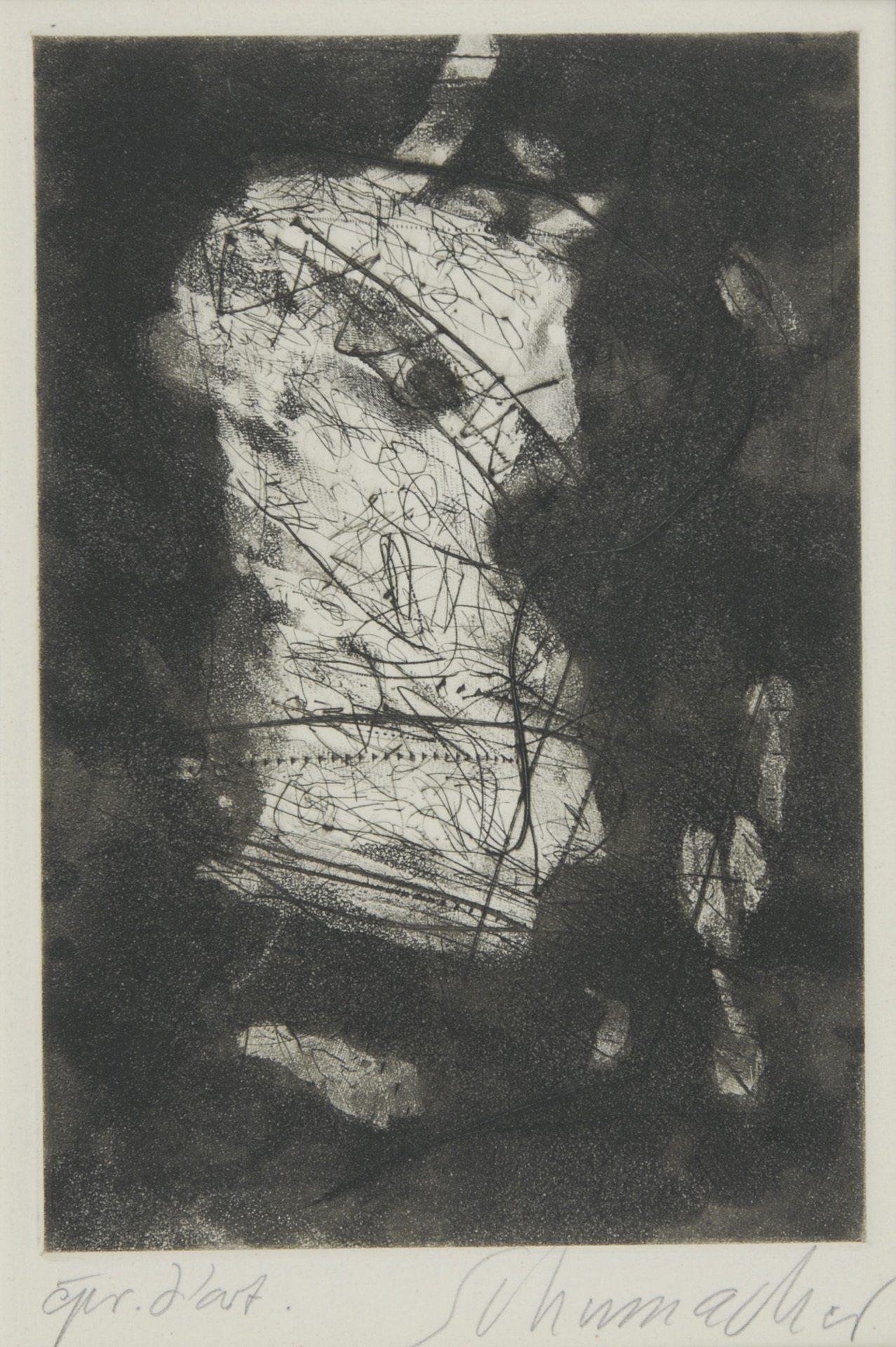 Emil Schumacher, Composition