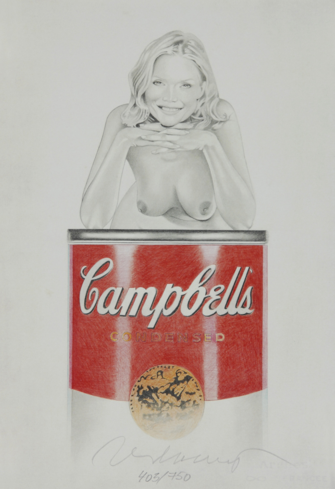 Mel Ramos, Campbell's Condensed - Michelle Pfeiffer