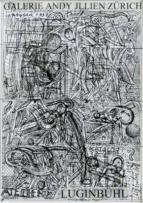 Entwurf für Ausstellungskatalog Galerie Andy Jllien, Zürich