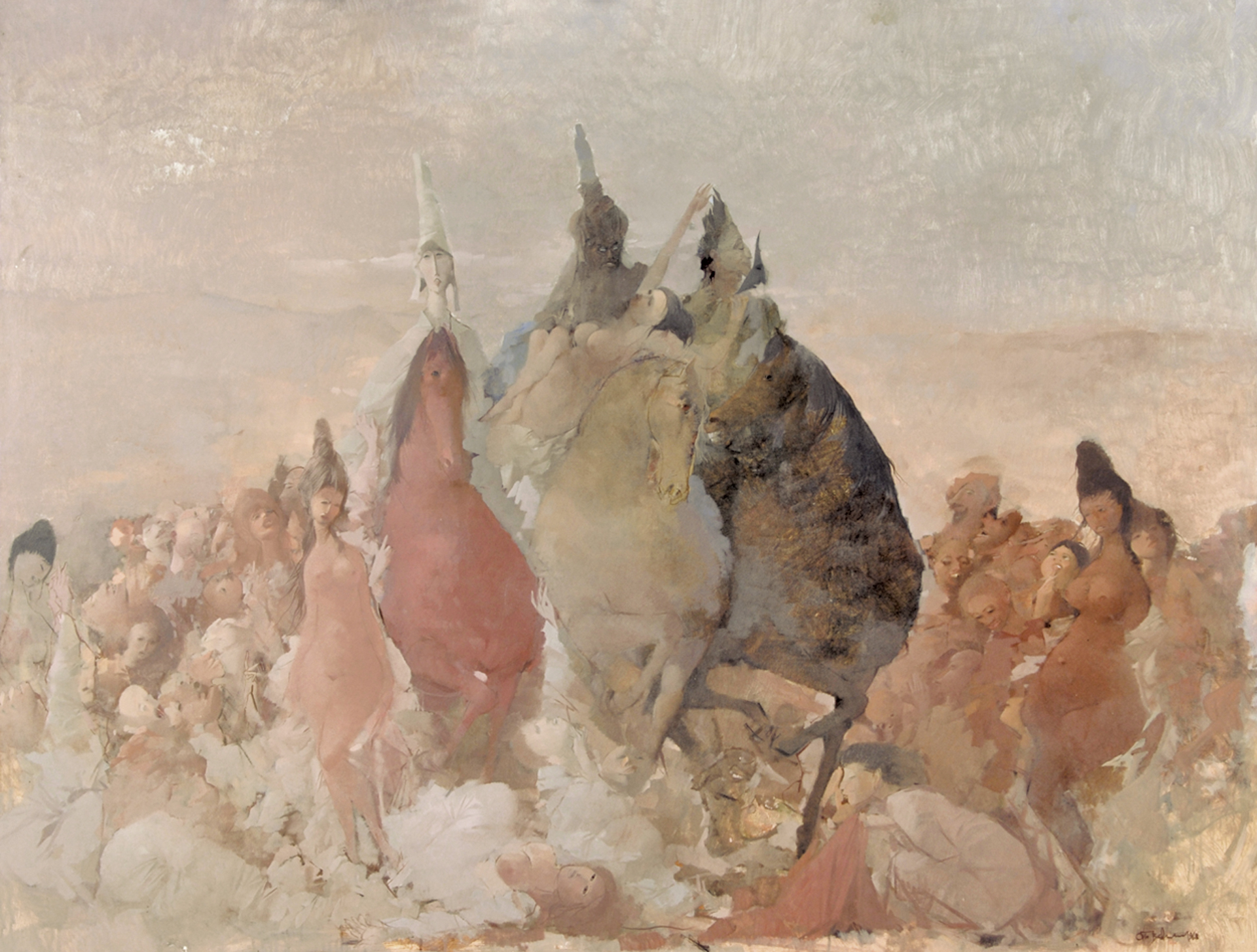 Otto Bachmann, Die drei magischen Reiter
