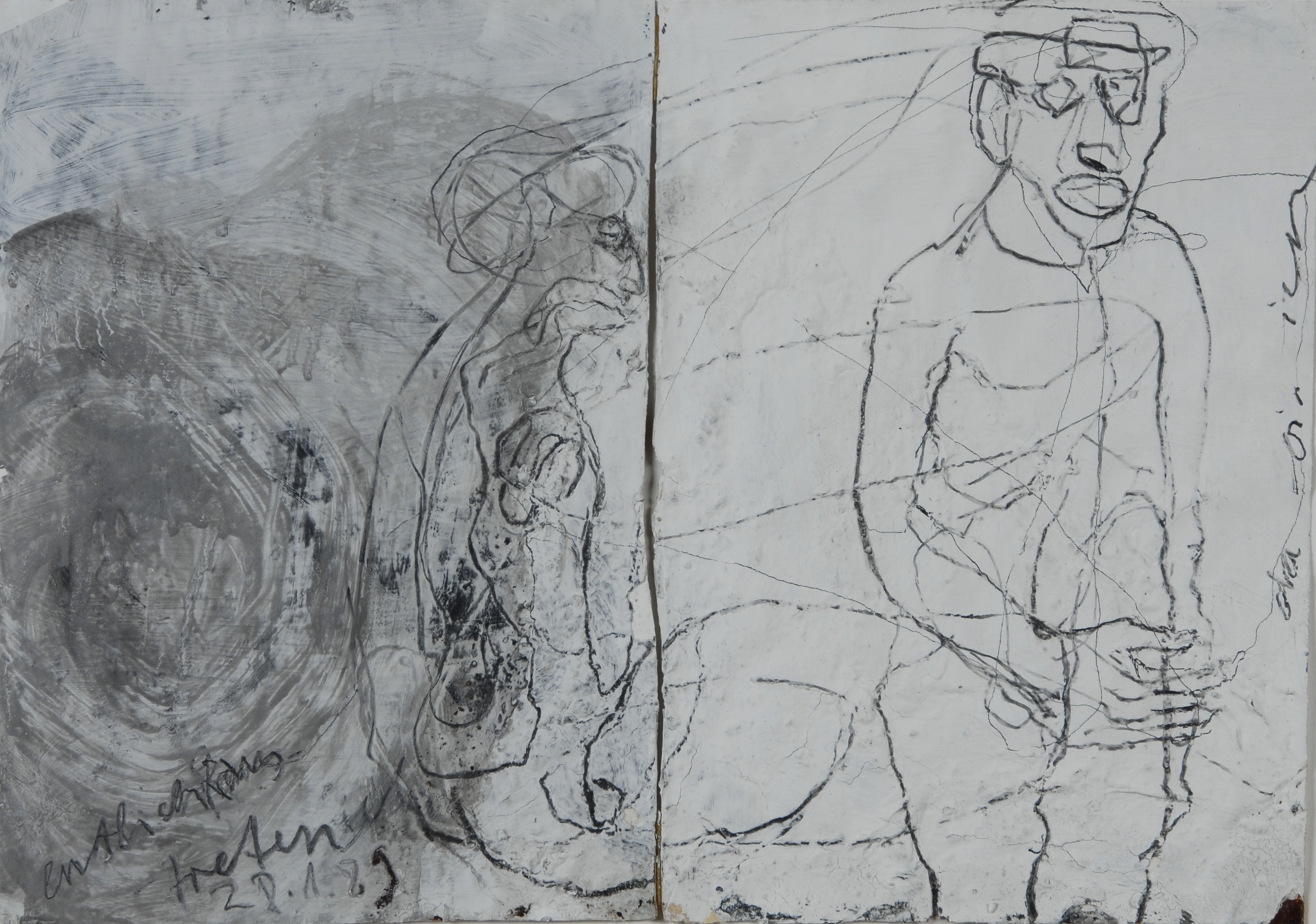 Peter Radelfinger, Diptych. Doppelbett