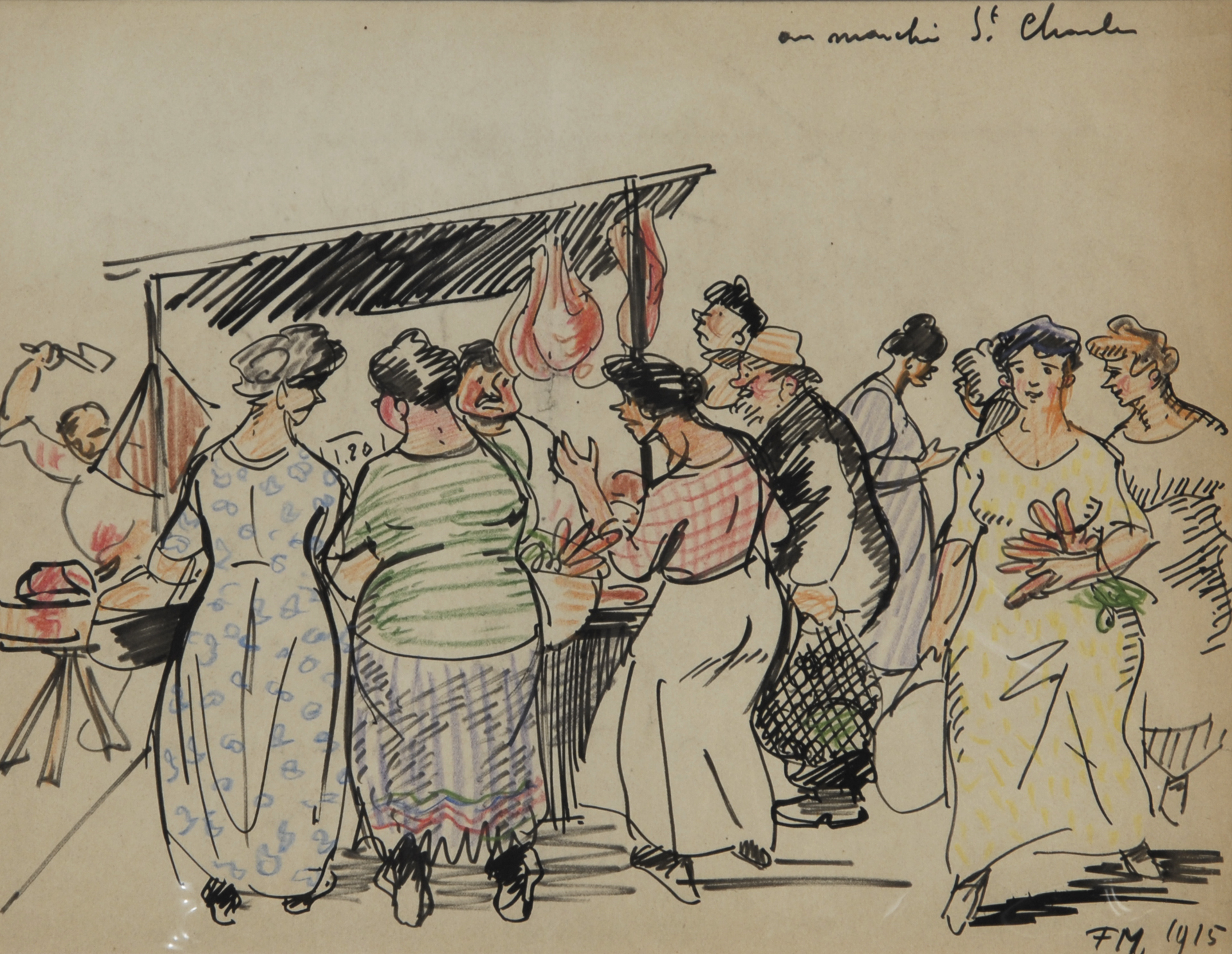 Frans Masereel, Au marché St. Charles