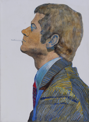 Selfportrait with Cigarette