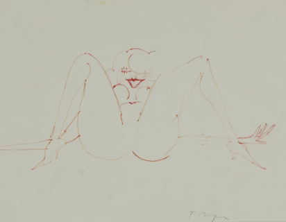 Woman With Legs Apart