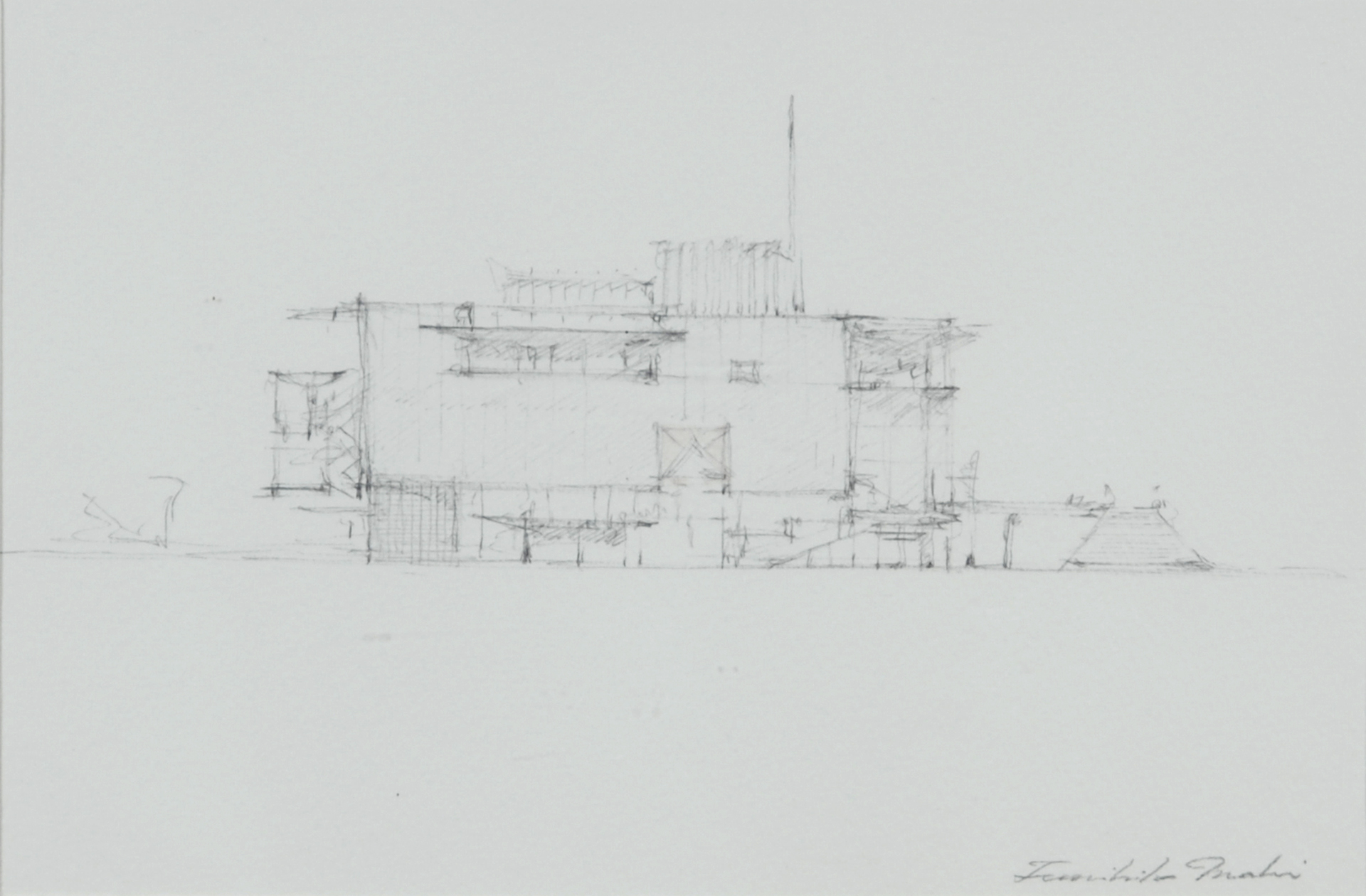Fumihiko Maki, Study for Tepia Sciene Pavillion Tokyo