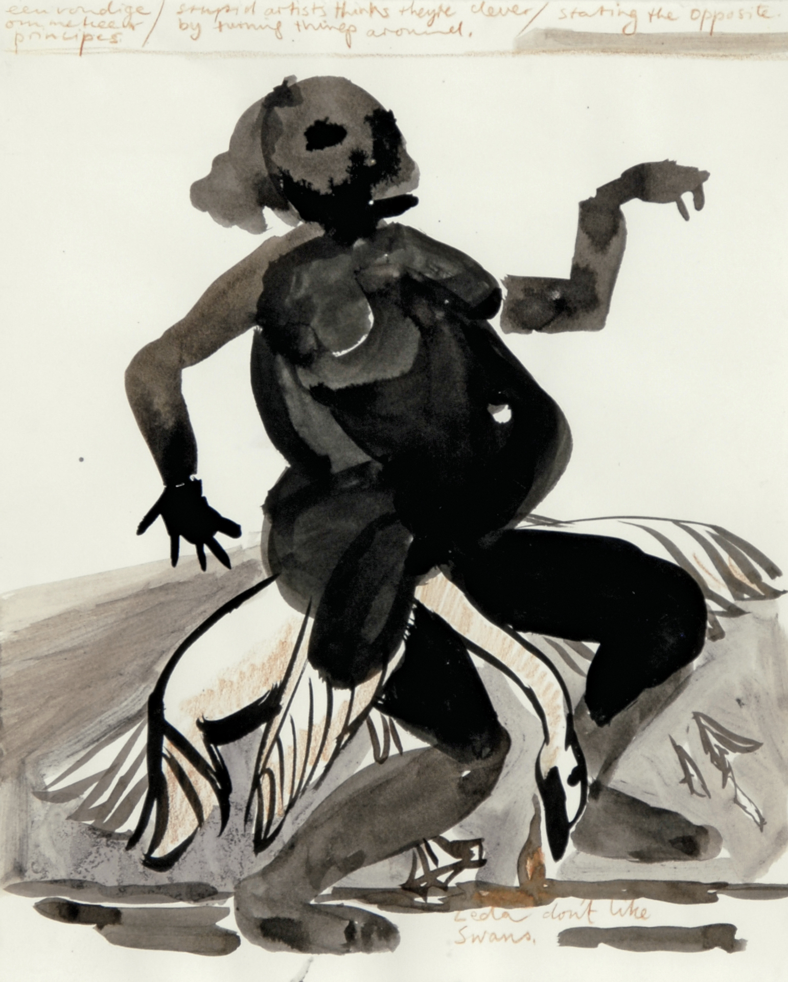 Marlene Dumas, Leda Don't Like Swans