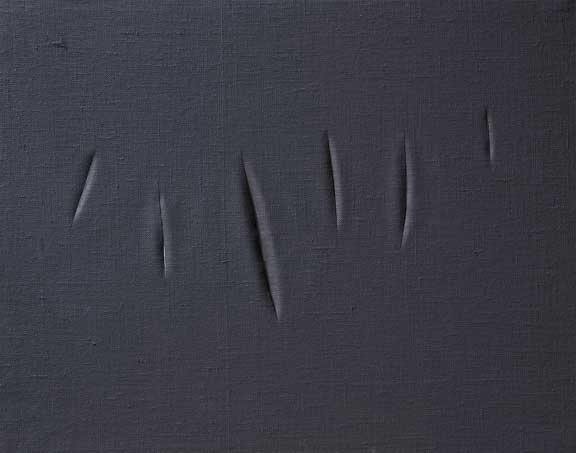 Lucio Fontana, Concetto spaziale, Attese, 1959