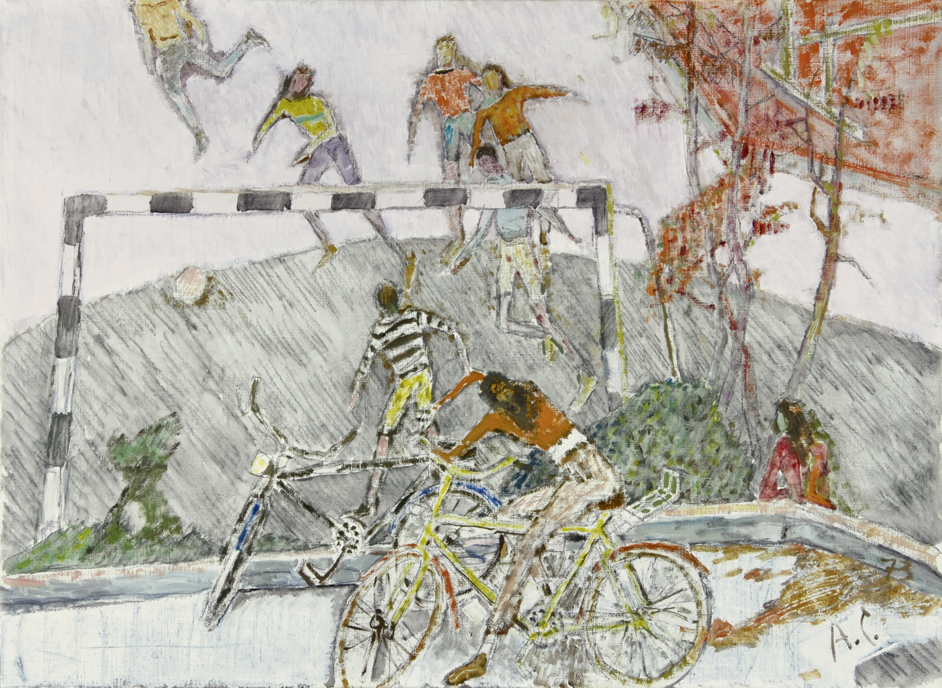 Alois Carigiet, Sportplatz
