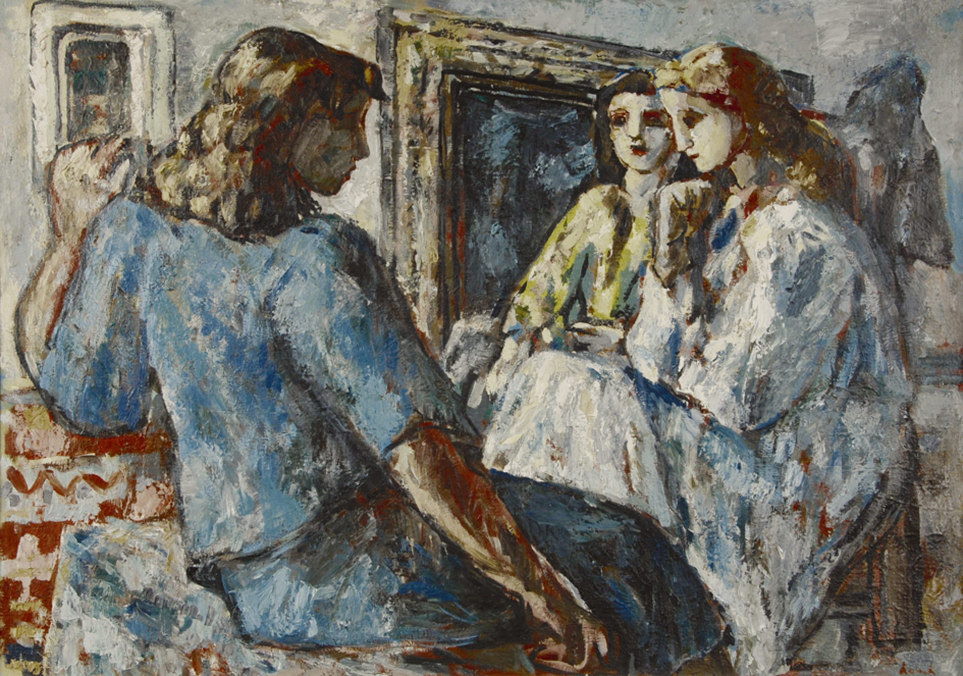 Karl Hosch, Drei Frauen im Gespräch