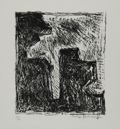 Composition noire et blanche