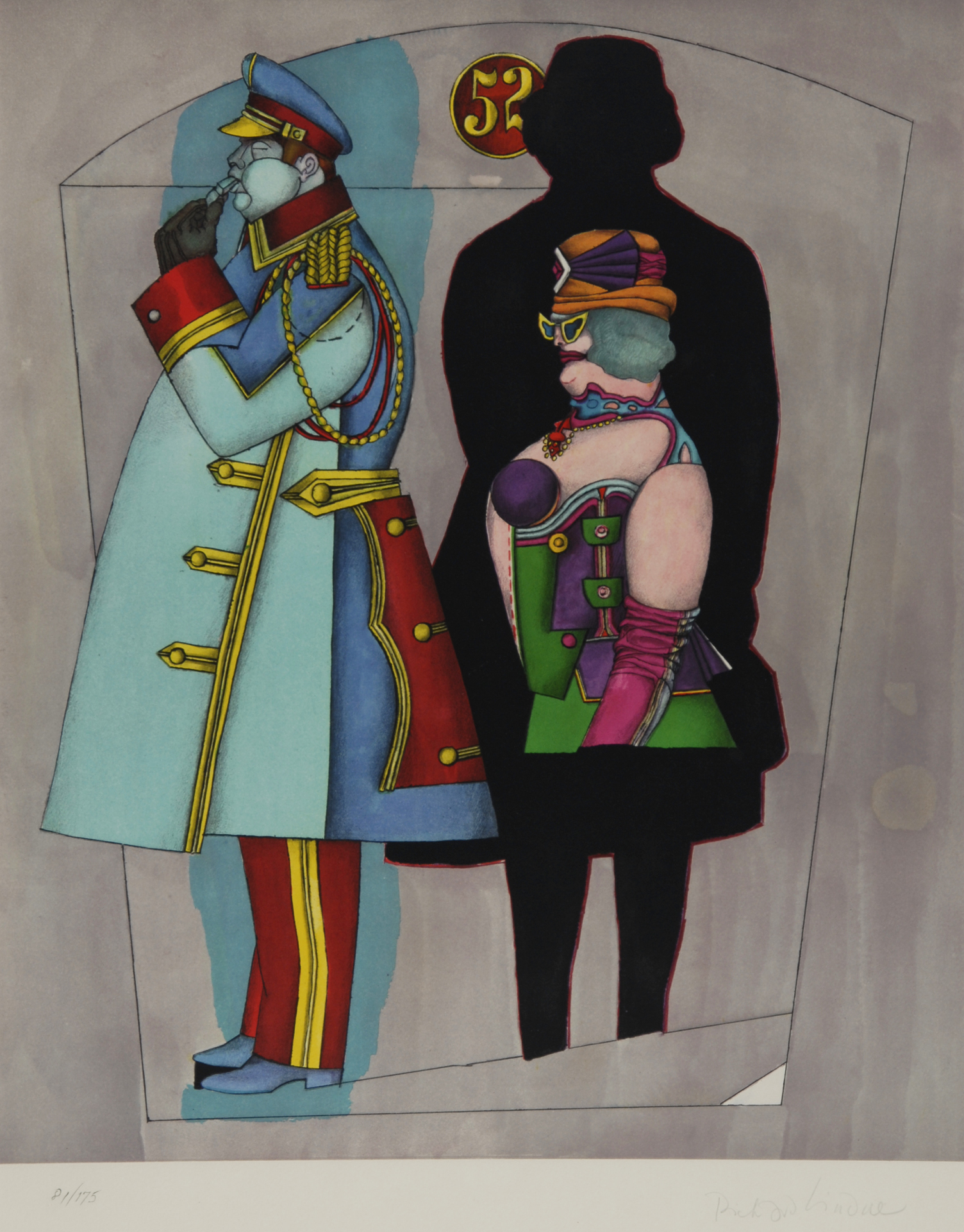Richard Lindner, Fifth Avenue, aus "Fun City"