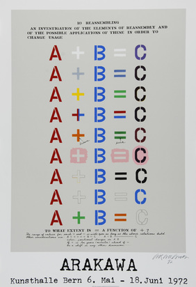20 posters: G. Förg; S. Hutter; C. Schifferle; M. Raetz; J. Kounellis; G. Camesi; O. Melcher; R. Iseli etc.